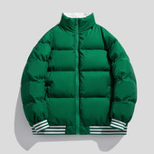 2022 Winter Harajuku Fashion Oversize Winter Thicken Cotton Jacket Travel Bubble Coat Ζεστό συν μέγεθος ανδρικό μπουφάν