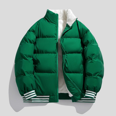 2022 Winter Harajuku Fashion Oversize Winter Thicken Cotton Jacket Travel Bubble Coat Ζεστό συν μέγεθος ανδρικό μπουφάν