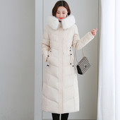 Sieviešu rudens ziemas sabiezināti silti gari parki Sieviešu ikdienas vienkrāsaini liela kabata kažoki ar kapuci gari mēteļi virsdrēbes