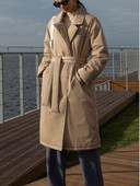 Bornladies prevelika duga puhasta jakna 2022. Zimska prošivena vjetrovka Debele pamučne parke s postavom Ženske tople kapute