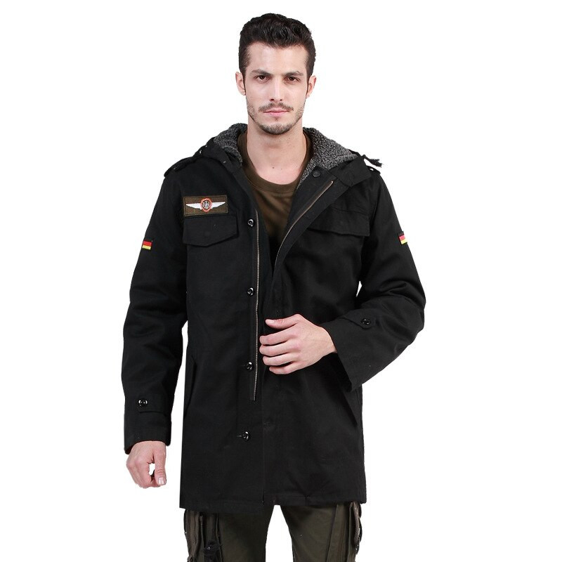 Zimska jakna Muška vjetrovka Muška gornja odjeća Taktički kaput od čistog pamuka njemačke vojske Muška odjeća Trenčkoti od flisa
