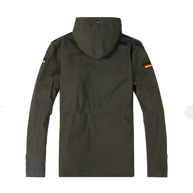 Zimska jakna Muška vjetrovka Muška gornja odjeća Taktički kaput od čistog pamuka njemačke vojske Muška odjeća Trenčkoti od flisa
