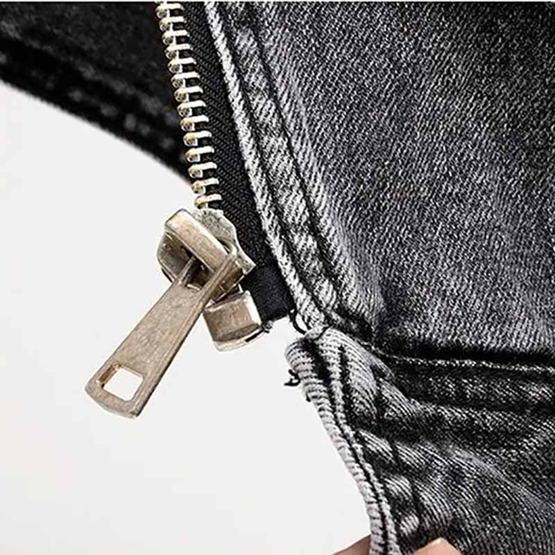 Modni traper prsluk Ženski proljeće jesen Divlje majice bez rukava Kratka jakna bez rukava Ženski 5XL zadimljeni sivi Jean prsluk KW432