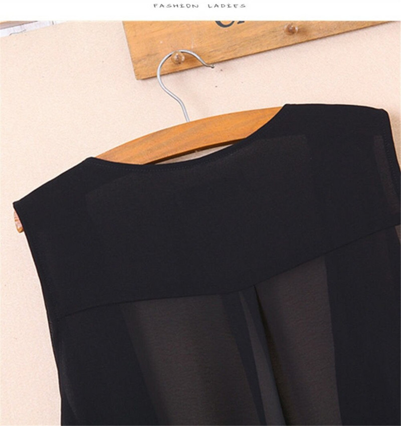 Εξωτερικά ενδύματα σέξι μακριά ντραπέ ανοιχτή βελονιά Vintage σιφόν γιλέκα Γυναικεία Holiday Street Μασίφ Μαύρα Γλυκό Λεπτό Καλοκαιρινό Νεράιδα με όλα τα ματς