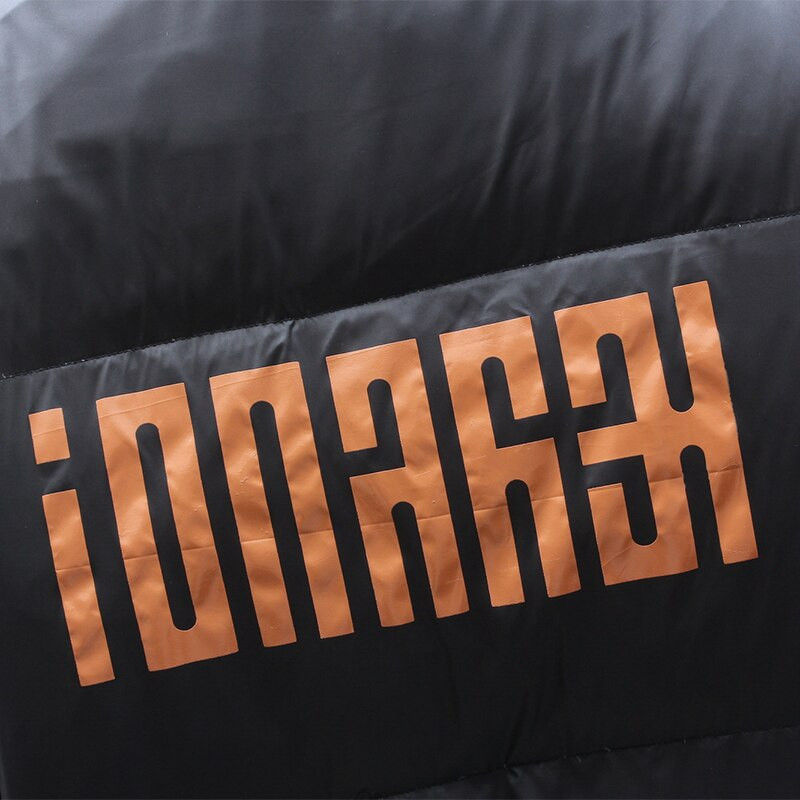 Zimske muške puhaste jakne Ležerne deblje tople bijele patke pufer jakne Modne jednobojne muške kapute sa samostojećim ovratnikom Gornja odjeća