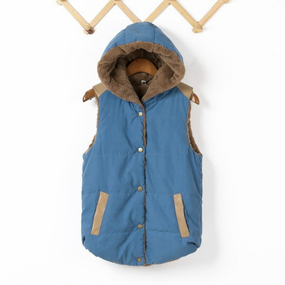 VIIANLES ziemas mētelis vilnas ikdienas bezpiedurknēm silta kašmira veste modes bieza kokvilna sieviešu vestes jaka ar kapuci