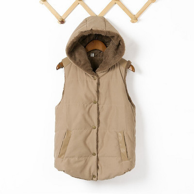 VIIANLES ziemas mētelis vilnas ikdienas bezpiedurknēm silta kašmira veste modes bieza kokvilna sieviešu vestes jaka ar kapuci