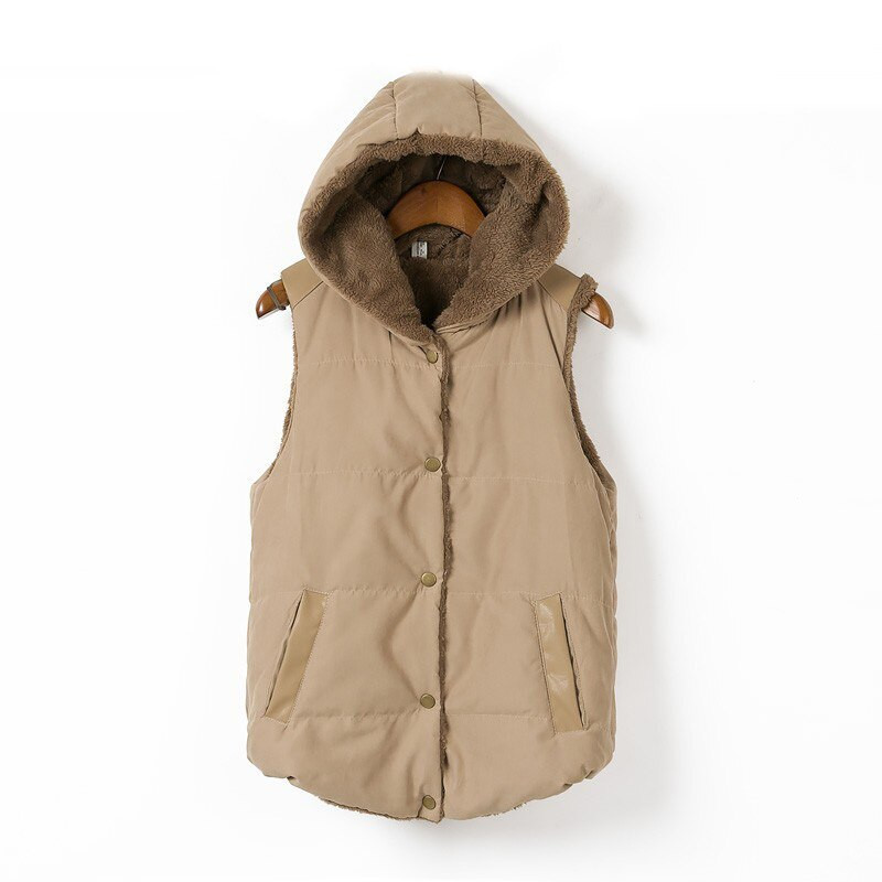 VIIANLES ziemas mētelis vilnas ikdienas bezpiedurknēm silta kašmira veste modes bieza kokvilna sieviešu vestes jaka ar kapuci