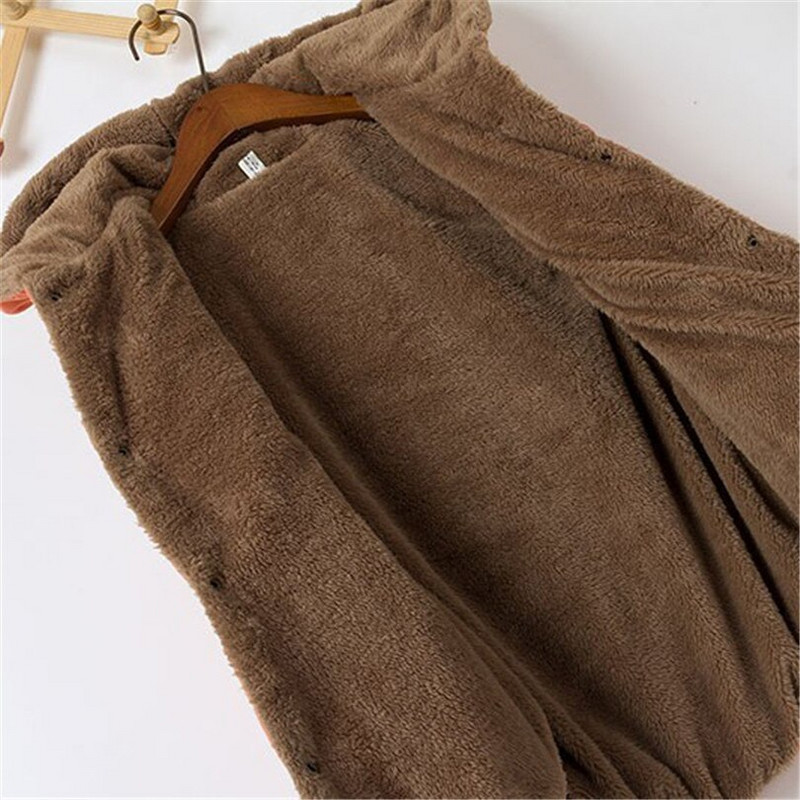 VIIANLES ziemas mētelis vilnas ikdienas bezpiedurknēm silta kašmira veste modes bieza kokvilna sieviešu vestes jaka ar kapuci