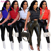 Adogirl sieviešu masīvkokvilnas polsterēta veste mētelis ar rāvējslēdzēju, statīvs apkakle bez piedurknēm asimetrisks parks Crop top ikdienas maizes jaka