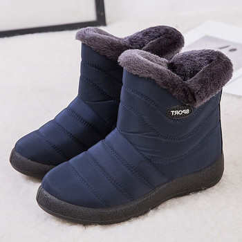 Snow Boots Γυναικείες Μπότες Αντιολισθητικές Γυναικείες Χειμερινές Μπότες Γούνες Ζεστές Γυναικείες Μποτάκια πουπουλένια αδιάβροχα μποτάκια Botas Mujer 35-43