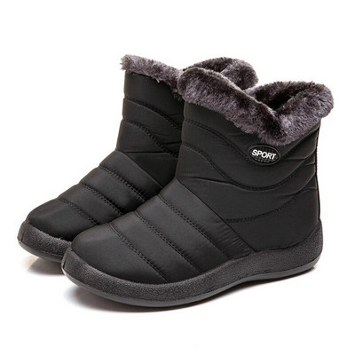 Čizme za snijeg Ženske čizme Neklizajuće Ženske zimske čizme Krzno Tople gležnjače Za žene Puhne vodootporne čizme Botas Mujer 35-43
