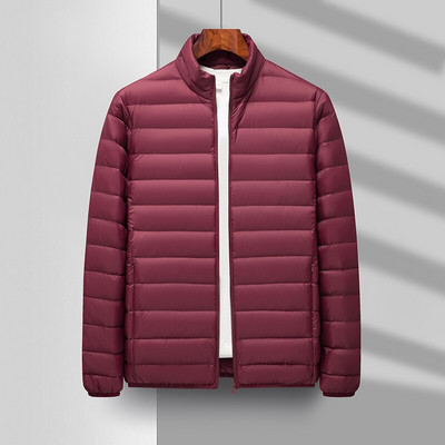 2022. Jesen Zimska odjeća Muška lagana topla ležerna najlonska donja jakna 90% bijelo paperje Jednostavna mladenačka pripijena donja jakna