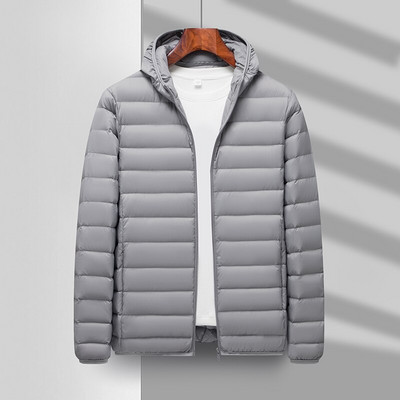 2022. Jesen Zimska odjeća Muška lagana topla ležerna najlonska donja jakna 90% bijelo paperje Jednostavna mladenačka pripijena donja jakna