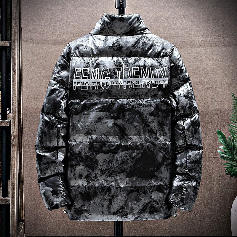 Zimske nove muške donje kapute Vjetrobran zadebljane tople vodootporne parke Muške ležerne Harajuku parka jakne Baršunasta odjeća otporna na vjetar