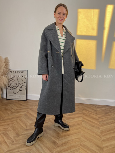 Novi ženski kaput 2022. Elegantni uredski kaput s dugim rukavima i dugim trenčkotom s dvostrukim kopčanjem Široki kaput Kaput Ženska zimska gornja odjeća