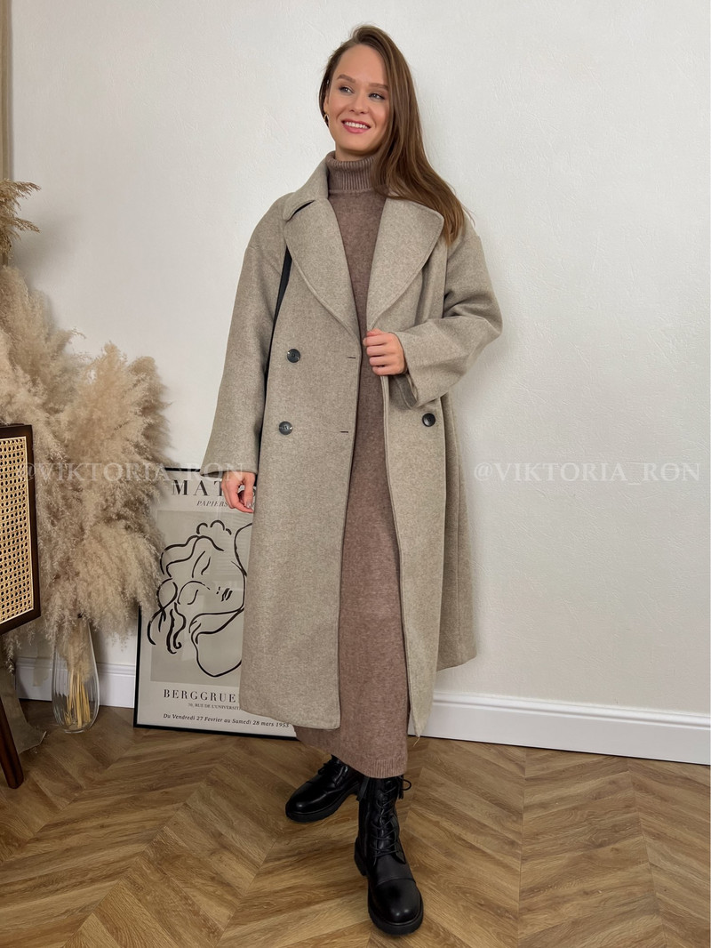 Novi ženski kaput 2022. Elegantni uredski kaput s dugim rukavima i dugim trenčkotom s dvostrukim kopčanjem Široki kaput Kaput Ženska zimska gornja odjeća