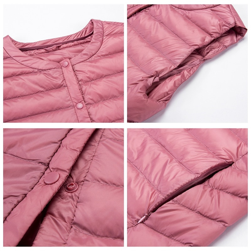 NewBang 4XL sieviešu garā veste īpaši vieglas dūnu vestes sievietēm sieviešu dūnu mētelis, garš, slaids bez piedurknēm bez apkakles