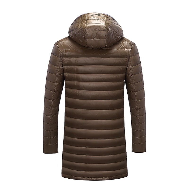 Nova odjeća 2020. Punjene zimske jakne Poslovni dugi zimski kaput Muški jednobojni modni kaput Topla gornja odjeća