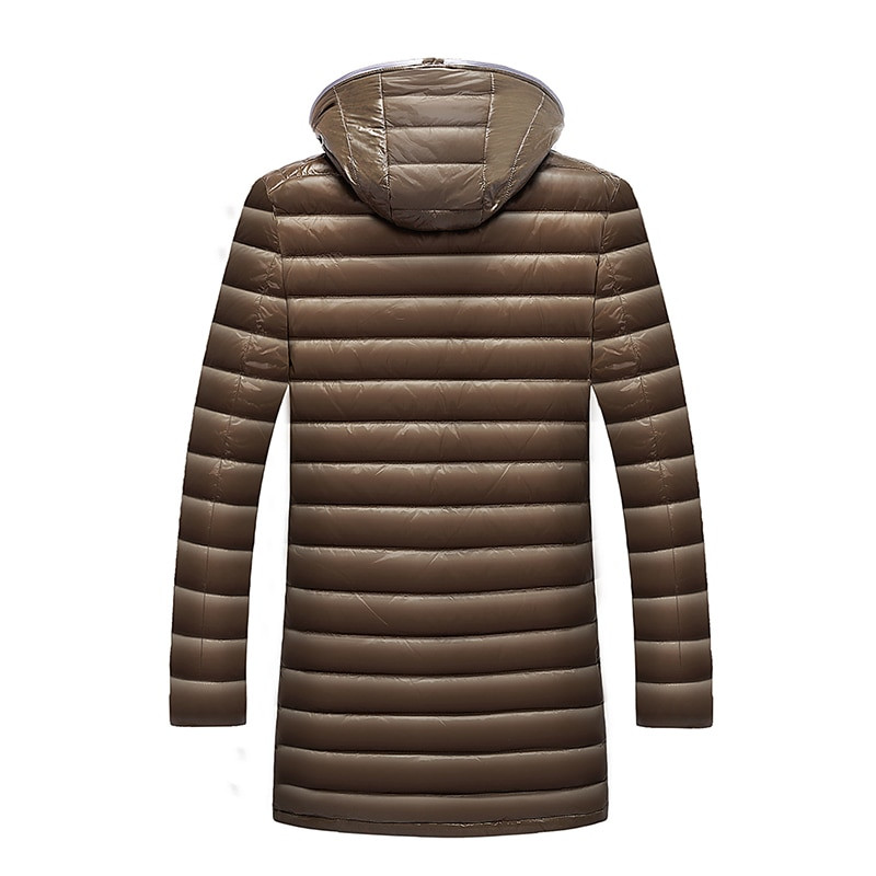 Nova odjeća 2020. Punjene zimske jakne Poslovni dugi zimski kaput Muški jednobojni modni kaput Topla gornja odjeća