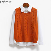 Sieviešu vestes, 2020. gada jauna, klasiska, īsa stila sieviešu džemperis, korejiešu stila sieviešu veste, masīva brīvā laika veste, 2020. gads.