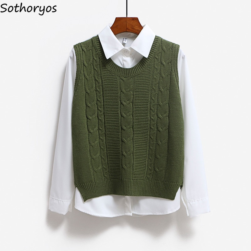 Sieviešu vestes, 2020. gada jauna, klasiska, īsa stila sieviešu džemperis, korejiešu stila sieviešu veste, masīva brīvā laika veste, 2020. gads.