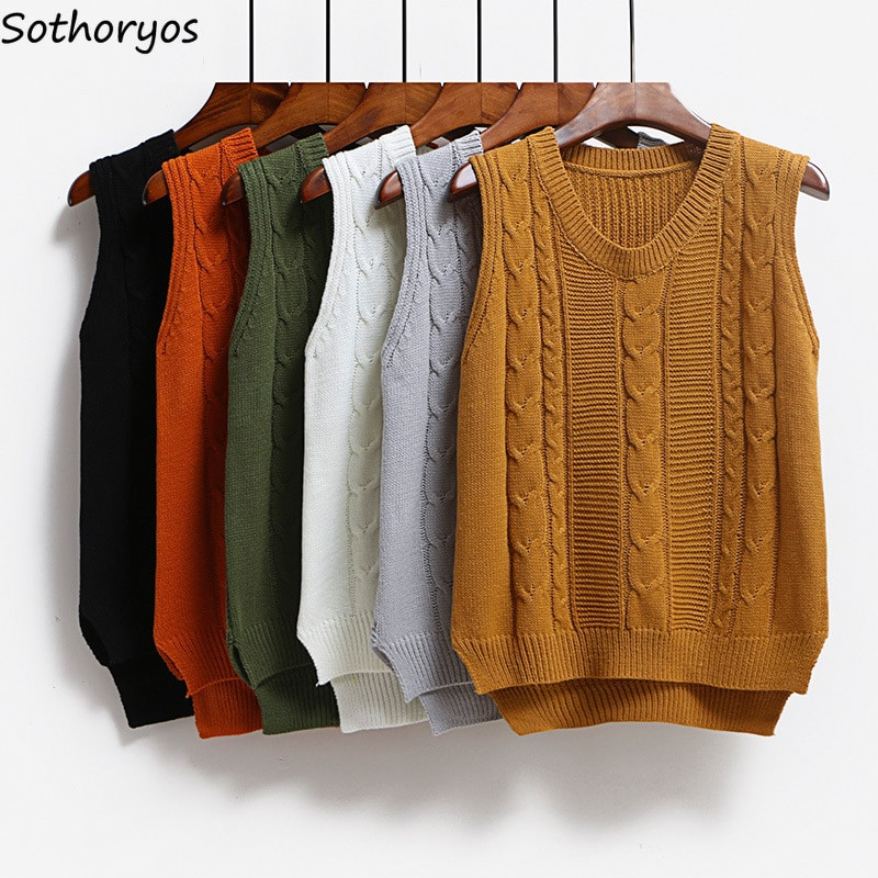 Sieviešu vestes, 2020. gada jauna, klasiska, īsa stila sieviešu džemperis, korejiešu stila sieviešu veste, masīva brīvā laika veste, 2020. gads.