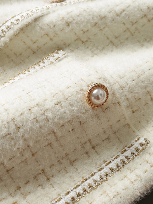 Proljetni ženski prsluk od umjetnog krzna nerca, luksuzni jednoredni prsluk, pleteni pulover, prsluk, prevelika jakna bez rukava C-133