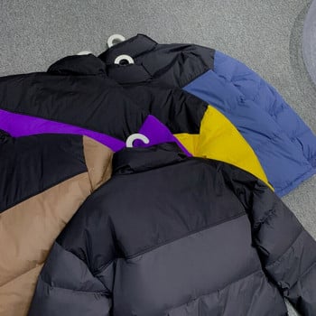 Ανδρικά μπουφάν Winter Fashion Thicken Harajuku Κορεάτικο Στιλ Παρκά New Men Patchwork Παλτό Αντιανεμικό Ανδρικό Ζεστό Εξωτερικό Ρούχα