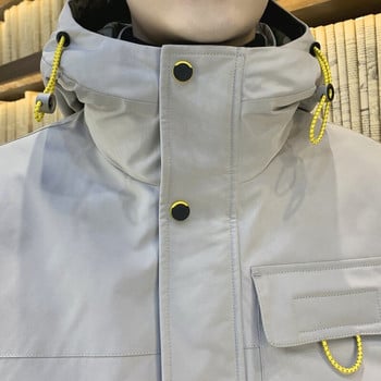 2022 Winter Warm Down Jacket Νέα Ανδρικά Παλτό με κουκούλα 90% White Duck Down Πουφερ Μπουφάν Ανδρικά Παχνά Πανωφόρια Μονόχρωμα Πανωφόρια