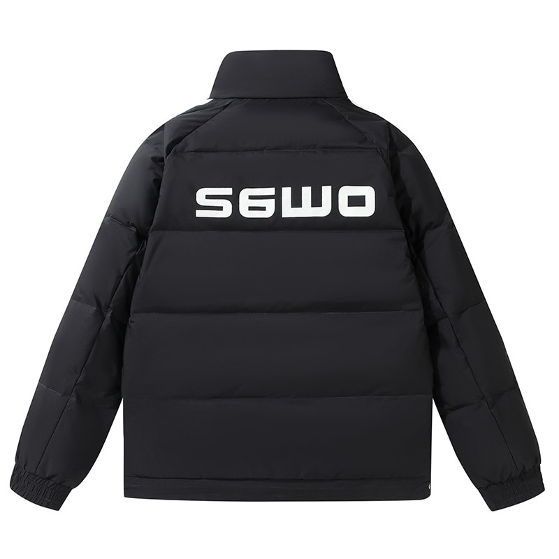 Ziemas vīriešu jaka Jauna modes vīriešu baltā pīle dūnu jakas Ikdienišķa silta bieza virsdrēbes Statīvs apkakle Vēja necaurlaidīgi mēteļi