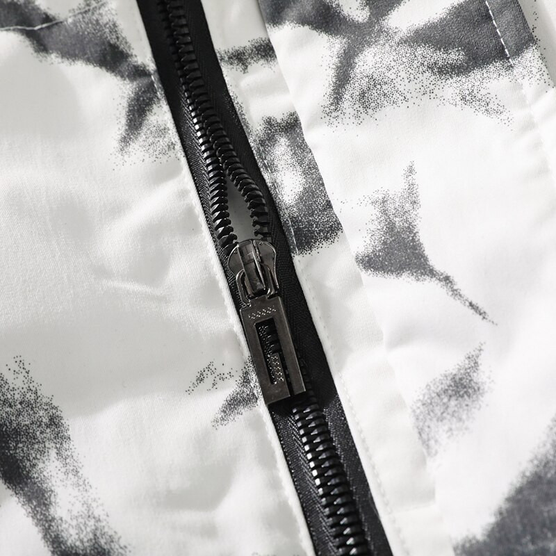 Madingos vyriškos pūkinės striukės žieminės Naujos šiltos storos striukės Laisvalaikio paminkštintos kamufliažinės vyriškos parkinės striukės lauke, atsparios vėjui viršutiniai drabužiai