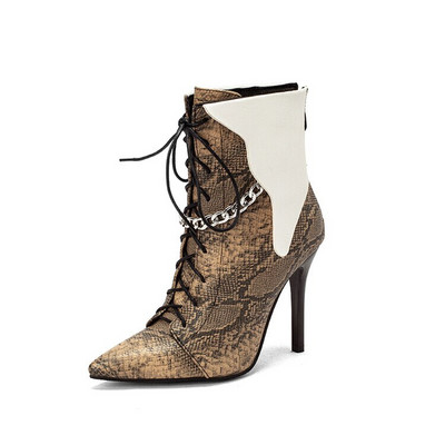 Liela izmēra 48 puszābaki sievietēm 2022. gada rudens un ziemas modes augstpapēžu kurpes ar smailiem purngaliem, jauktas krāsas rāvējslēdzēju etniskā stila laivas