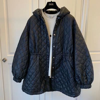 Pamučna jakna s kapuljačom Ženska zimska dijamantna jakna 2021. Opušteni ležerni kaput u korejskom stilu Lagana tanka gornja odjeća Abrigo Mujer