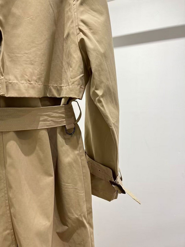 Ženska jesenska nova moda 2022. Široki trenčkot s duplim hlačama Vintage ženski kaput s remenom i dugim rukavima, šik kaput