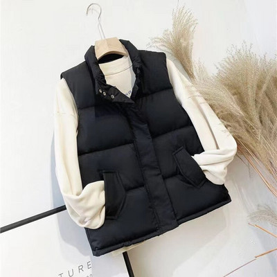 2022. gada lielizmēra ziemas dūnu veste sievietēm, ikdienišķa jaka bez piedurknēm, ziemas gara, ķermenim silta veste bez piedurknēm