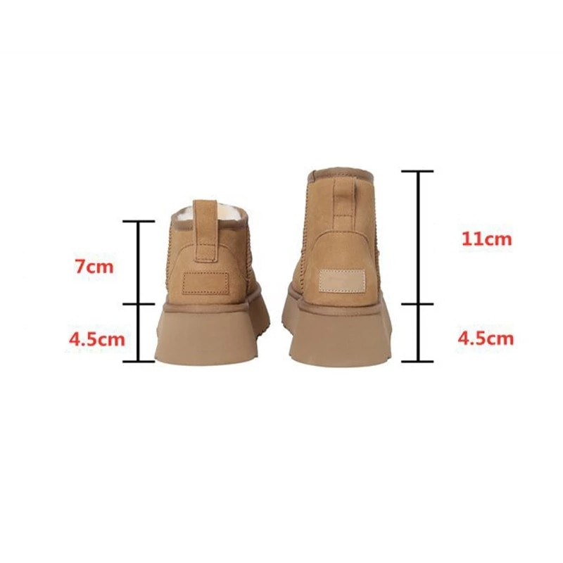 Sieviešu ziemas sniega zābaki Plus samta siltums, neslīdoši apavi sievietēm ārā, jauni plīša puszābaki sievietēm ar plakanu apakšu