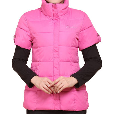 Zīmoli Kokvilnas Sieviešu Veste Ziemas Īss Virsdrēbes Veste Cieta Bieza Saglabā siltumu Puspiedurknes Jakas Maskēšanās veste Liela izmēra