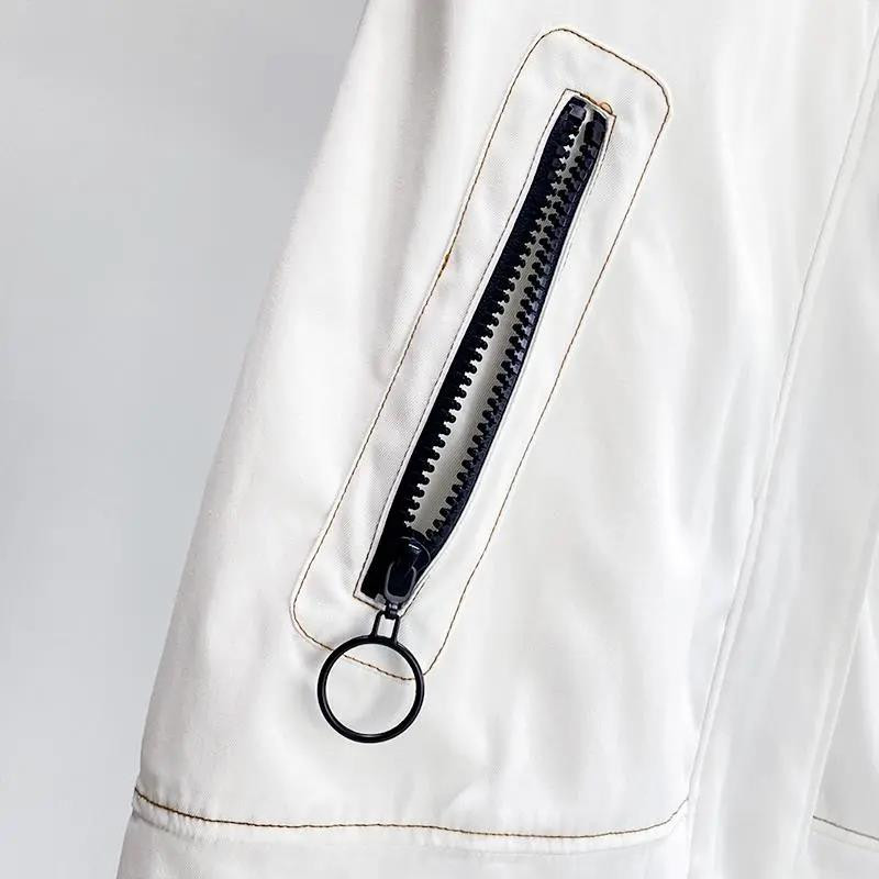 2022 Ženska prsluk Jakna srednje dužine Proljeće Jesen Prsluk Nove široke jakne bez rukava Modni prsluk sa patentnim zatvaračem Ženski 4XL