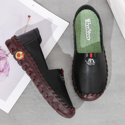 Ziemas ortopēdiskie zābaki sievietēm rudens rudens ādas kurpes ar kažokādu melni mokasīni sieviešu puszābaki Mamma plīša kurpes zābaciņi