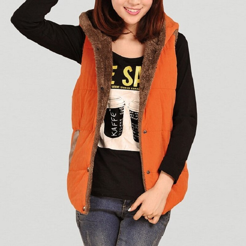 2021. gada jauns rudens ziemas sieviešu veste ar kapuci, kažokādas kažokādas veste bieza, silta kokvilnas veste Modes virsdrēbes ar vienrindu lielizmēra mēteļi