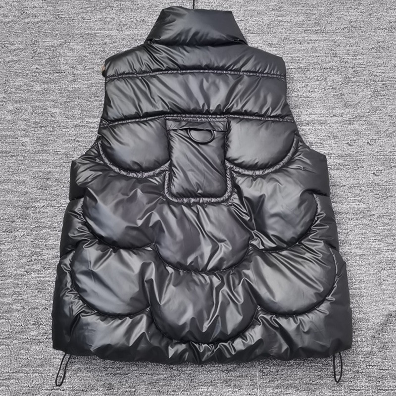 Jesen, elegantna ženska jakna bez rukava s stojećim ovratnikom, pamučno podstavljena vesta 2022., zimska topla ženska jakna bez rukava, jednobojna, ležerna, modna jakna, prsluci