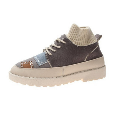 Xiaying Smile Ins Hot Style Ženske gležnjače Zimske Web Čarape za slavne Cipele Trendseterska potreba Ženska modna ležerna obuća