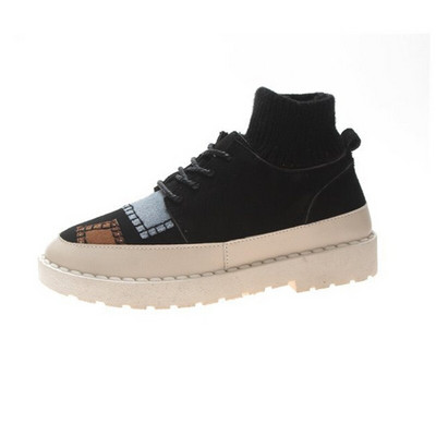 Xiaying Smile Ins Hot Style Ženske gležnjače Zimske Web Čarape za slavne Cipele Trendseterska potreba Ženska modna ležerna obuća