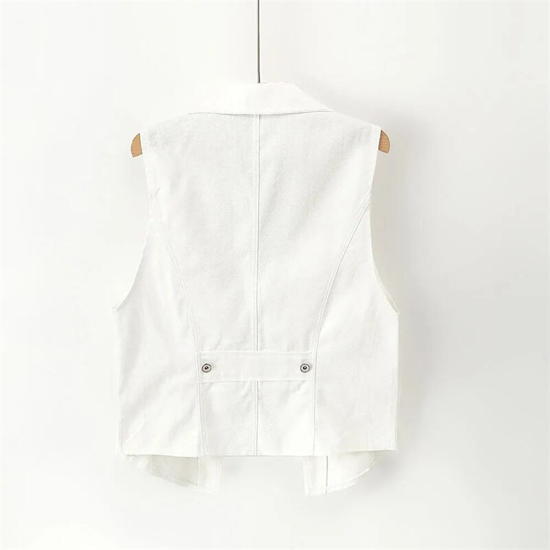2022 Novi traper prsluk Ženska jakna Kaput Korejski proljeće jesen Ženska jakna bez rukava Traper traperice Prsluk Kaubojske majice