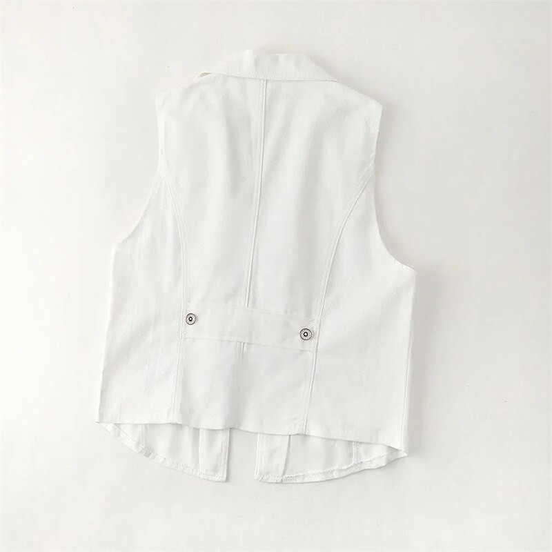 2022 Novi traper prsluk Ženska jakna Kaput Korejski proljeće jesen Ženska jakna bez rukava Traper traperice Prsluk Kaubojske majice