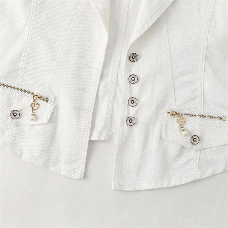 2022 Novi traper prsluk Ženska jakna Kaput Korejski proljeće jesen Ženska jakna bez rukava Traper traperice Prsluk Kaubojske majice