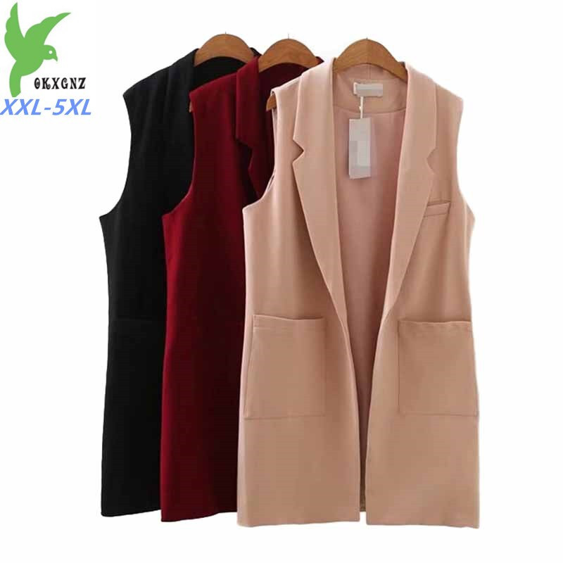 Sieviešu veste bez piedurknēm, 2022. gada pavasara rudens, jauna mode, vienkrāsains uzvalka apkakle Colete, liela kabatas jaka, ikdienas topi sievietēm