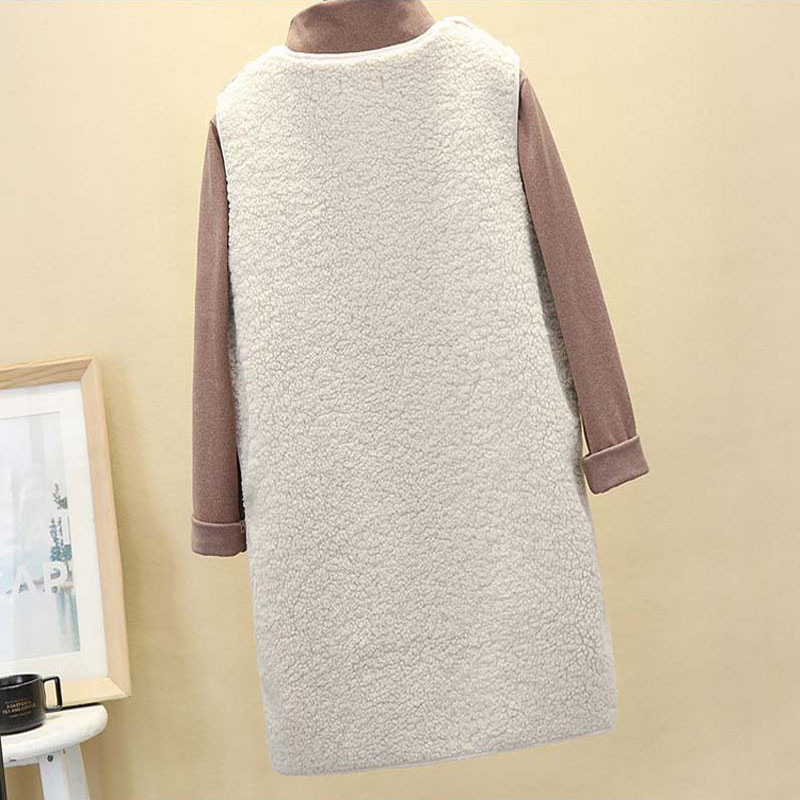 2022 Φθινοπωρινό μακρύ γυναικείο γιλέκο Χειμερινό θερμικό γιλέκο Ζεστό φλις γιλέκο Γυναικείο αμάνικο μπουφάν Γυναικεία γιλέκα για γυναίκες