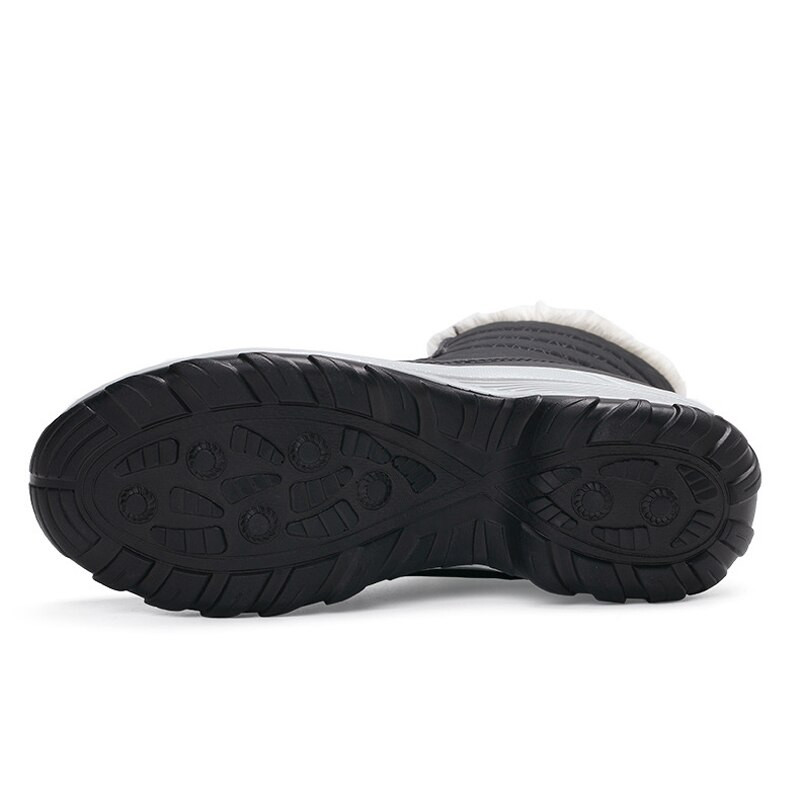 Moteriški batai Neslystantys vandeniui atsparūs žieminiai batai ant kulkšnies Sniego batai moteriški storo kailio platforma žieminiai batai aukšti batai Botas Mujer